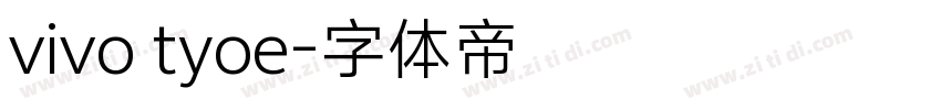 vivo tyoe字体转换 vivo tyoe字体转换